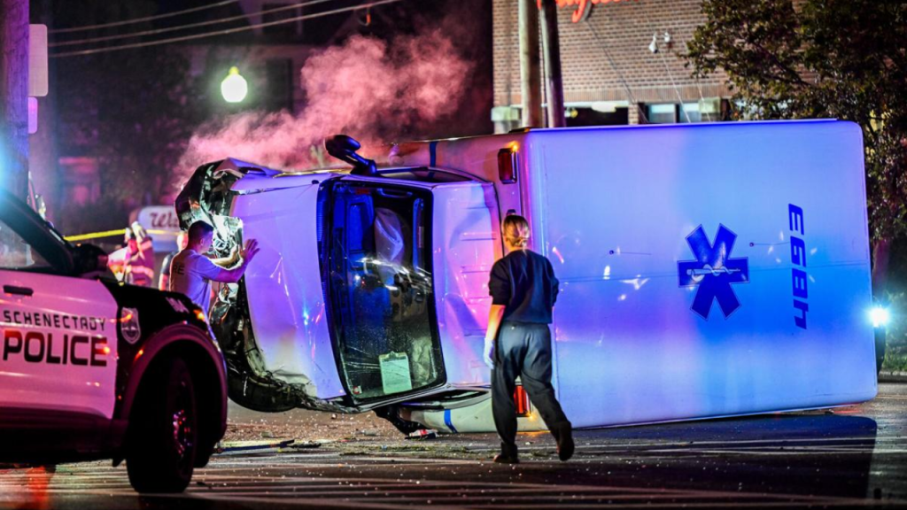 Man Accused of Hijacking Ambulance Appears in Schenectady Court